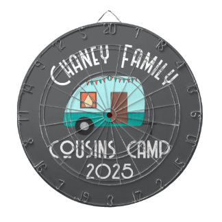 Cible De Fléchettes Camper Rétro Camp Cousins