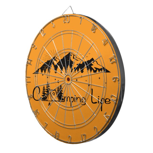 Cible De Fléchettes Camping-Outdoor Adventures-Dartboard (Devant droit)