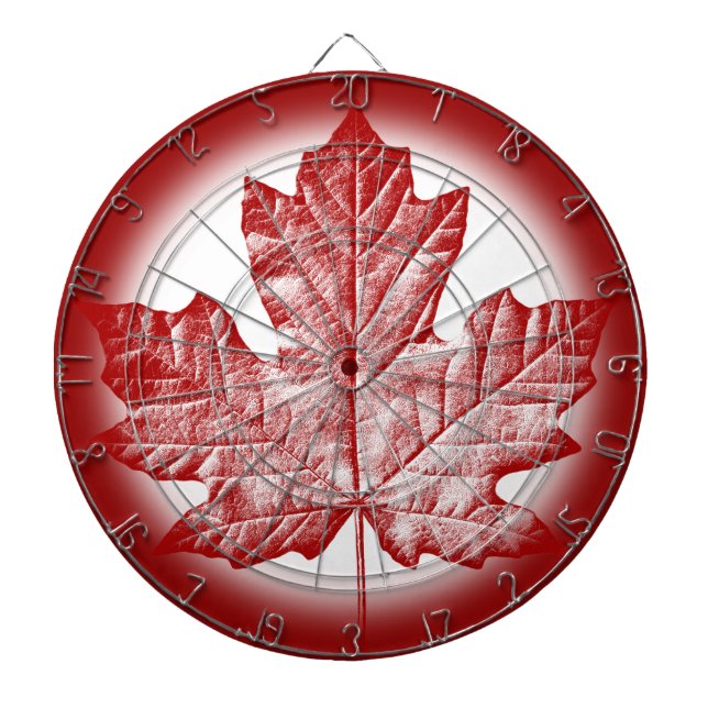 Cible de fléchettes Canada Souvenir Cibles de fléc (Devant)