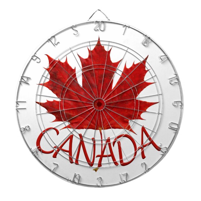 Cible de fléchettes Canada Souvenir Cibles de fléc (Devant)