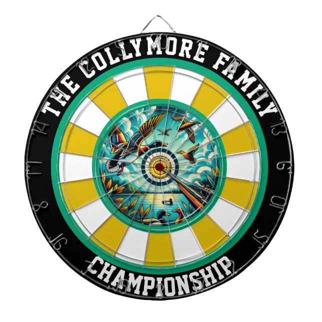 Cible De Fléchettes Canards chasseurs Flying Wall Art (Devant)