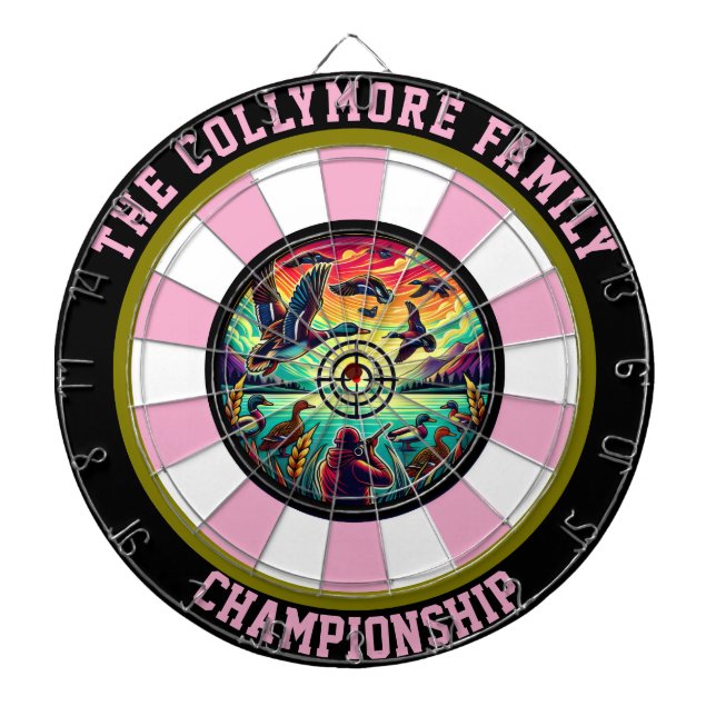 Cible De Fléchettes Canards dans l'art de chasse en vol (Devant)