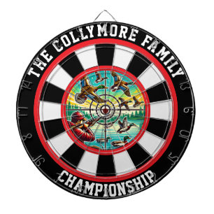 Cible De Fléchettes Canards rustiques en mouvement