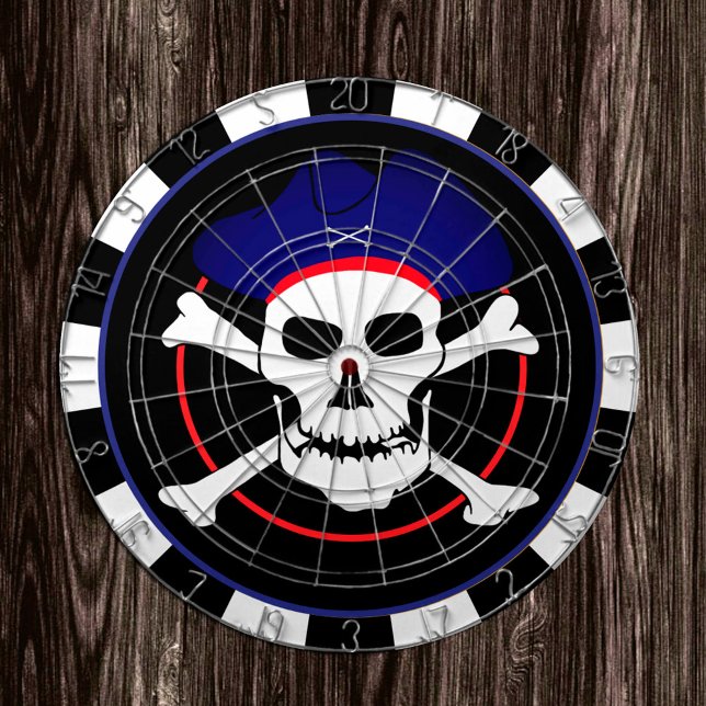 Cible De Fléchettes Capitaine Jack Dartboard & Drapeau des Pirates, Cr (Créateur téléchargé)