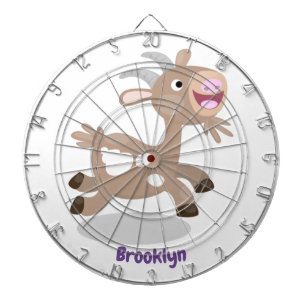 Cible De Fléchettes Caricature de chèvre billy joyeux