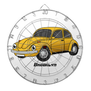 Cible De Fléchettes Caricature de voiture classique