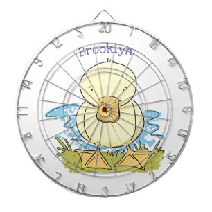 Cible De Fléchettes Caricature jaune mignon pour canard bébé