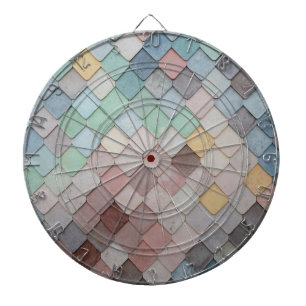 Cible De Fléchettes Carreaux multicolores
