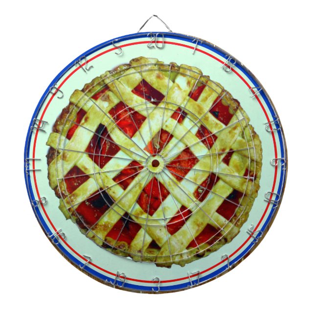 Cible De Fléchettes carte à tarte aux fraises (Devant)