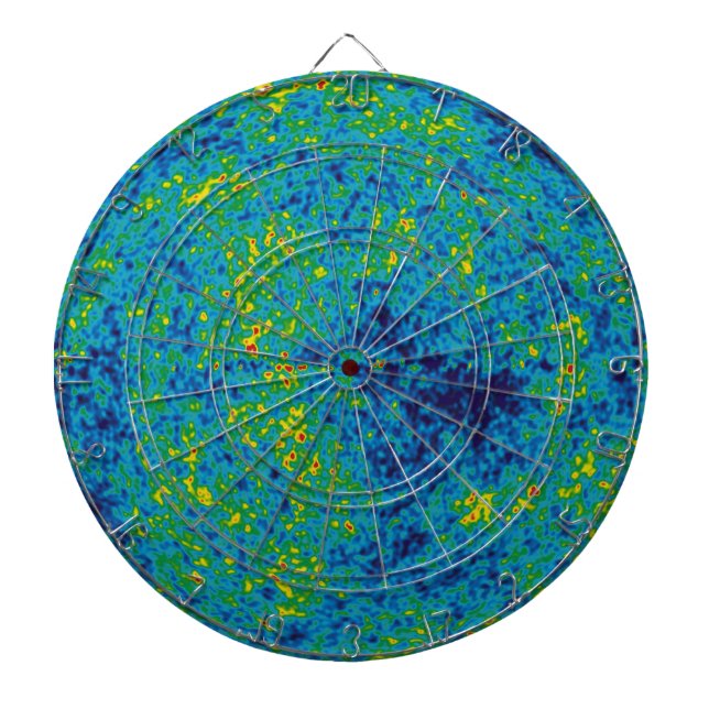 Cible De Fléchettes Carte de l'univers de la sonde WMAP d'anisotropie  (Devant)