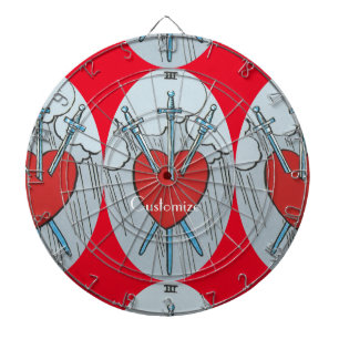 Cible De Fléchettes Carte Tarot 3 épées Thunder_Cove