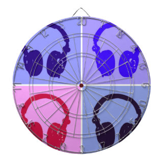Cible De Fléchettes Casques Pop Art