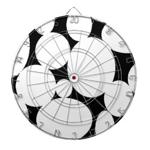 CIBLE DE FLÉCHETTES CERCLES BLANCS