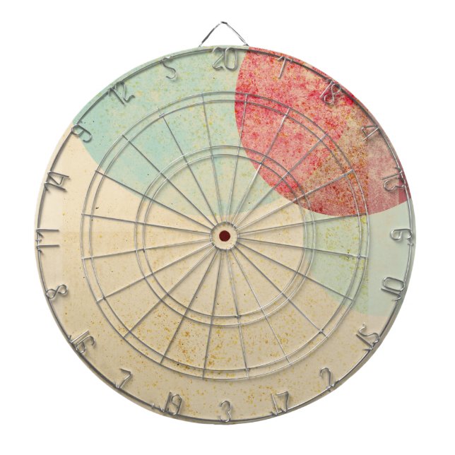 Cible De Fléchettes Cercles vintages (Devant)