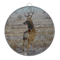 Cerf mulet mâle D20 dans la neige
