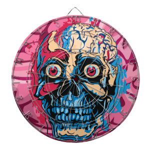 Cible De Fléchettes Cerveau de zombie