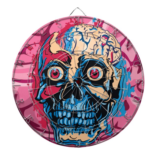 Cible De Fléchettes Cerveau de zombie (Devant)