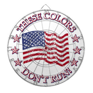 Cible De Fléchettes Ces couleurs ne coulent pas ! Drapeau américain et