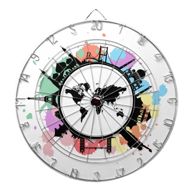 Cible De Fléchettes C'est le temps de déplacement (Devant)