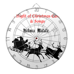 Cible De Fléchettes Chanter le long de Noël - Carols & Festive Joy