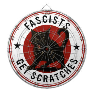 Cible De Fléchettes Chats Contre les Fascistes