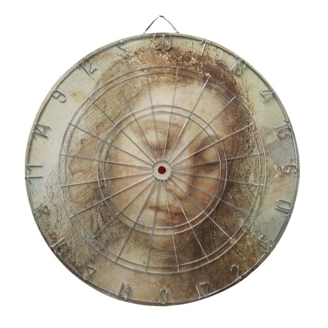 Cible De Fléchettes Chef du Christ (Christianisme) (Léonard de Vinci) (Devant)