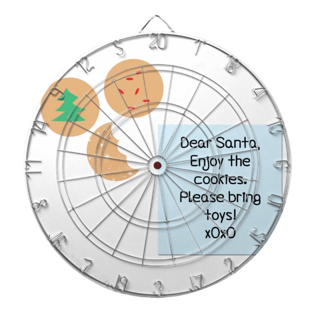 Cible De Fléchettes Cher Père Noël - Apportez des jouets (Devant)