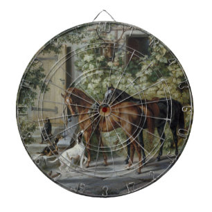 Cible De Fléchettes Chevaux à la Porche (par Albrecht Adam)