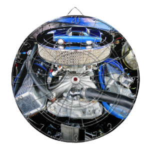 Cible De Fléchettes Chevelle bleu 1965