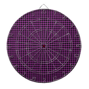 Cible De Fléchettes Chevron Checks Plum et Black