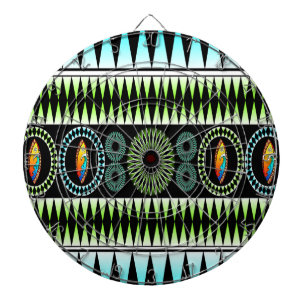 Cible De Fléchettes Chevron Motif