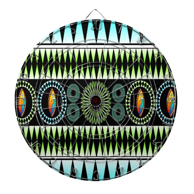 Cible De Fléchettes Chevron Motif (Devant)