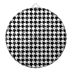 Cible De Fléchettes Chevron noir n blanc