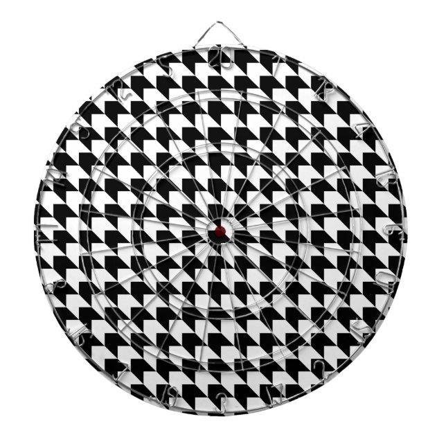 Cible De Fléchettes Chevron noir n blanc (Devant)