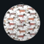 Cible De Fléchettes Chien de saucisse Dachshund<br><div class="desc">Mignonne petite saucisse Dachshund ou des chiens édulcorés en laine. Parfait pour les amoureux de les chiens et les promeneurs de chiens.</div>