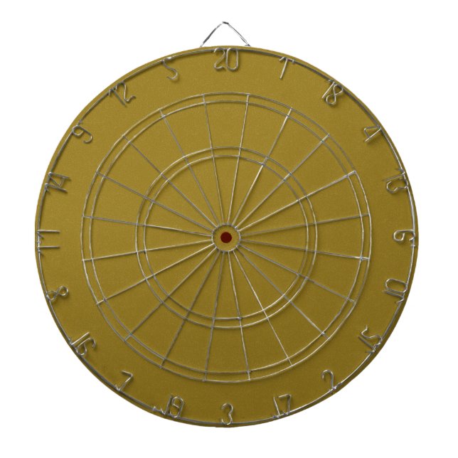 Cible De Fléchettes Chroma Textura - Tableau de fléchettes ocre (Devant)