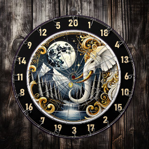 Cible De Fléchettes Ciel étoilé gracieux Eléphant blanc