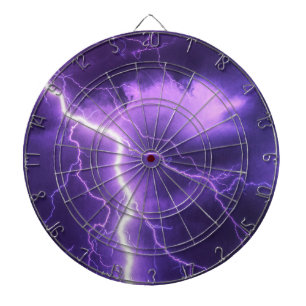 Cible De Fléchettes ciel magnifique, tonnerre