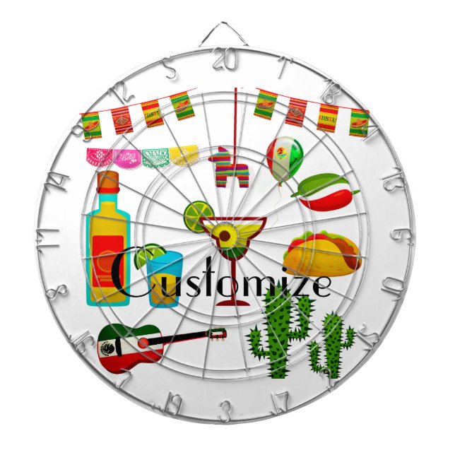 Cible De Fléchettes Cinco de Mayo Célébration Thunder_Cove  (Devant)