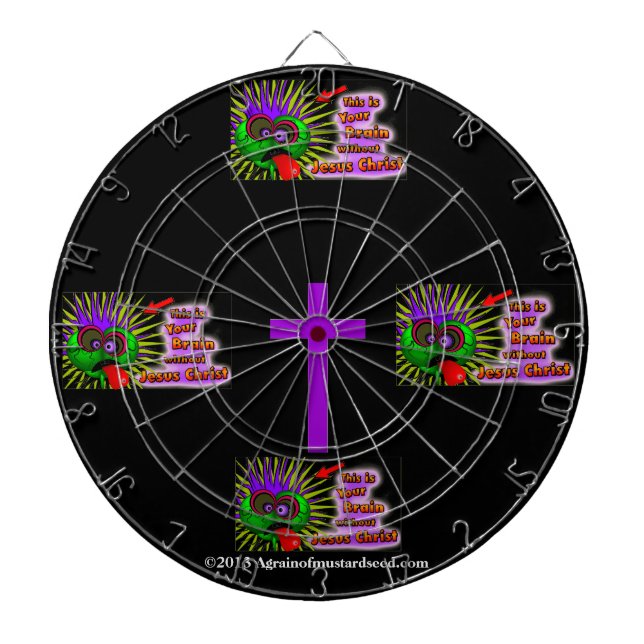 Cible De Fléchettes Citations chrétiennes inspirantes (Devant)
