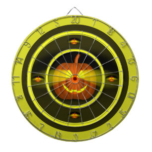 Cible De Fléchettes Citrouille brillant -