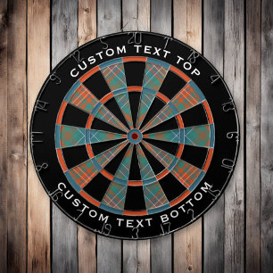 Cible De Fléchettes Clan Wilson Ancienne Tartan