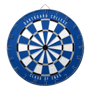 Cible De Fléchettes Classe universitaire personnalisée de 20XX Bleu