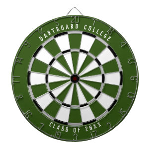 Cible De Fléchettes Classe universitaire personnalisée de 20XX Vert