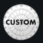 Cible De Fléchettes Classic Custom Dartboard - Red & Green Standard<br><div class="desc">Custom Dartboard blank template to make your own photo dartboard, logo dartboard, fun image dartboard with full customization. Regulation size with metal frame and 6 brass darts (Stars and Stripes Union Jack flights). Add your own personalized text and images. A fun gift for a darts player.</div>