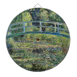 Cible De Fléchettes Claude Monet - Etang Lily et Pont Japonais
