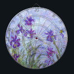 Cible De Fléchettes Claude Monet - Lilac Irises / Iris Mauves<br><div class="desc">Lilac Irises / Iris Mauves - Claude Monet,  1914-1917</div>