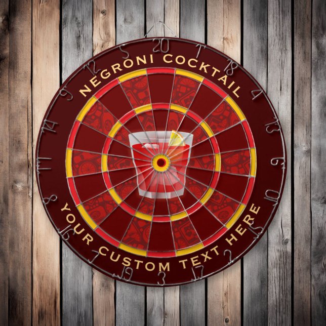 Cible De Fléchettes Cocktail Negroni (Créateur téléchargé)