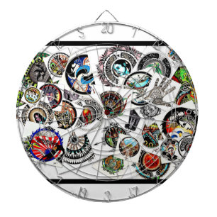 Cible De Fléchettes Collage des dessins