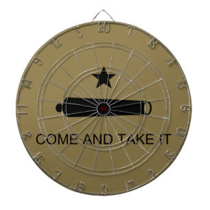Cible De Fléchettes Come & Take It ! Flag de Texas State